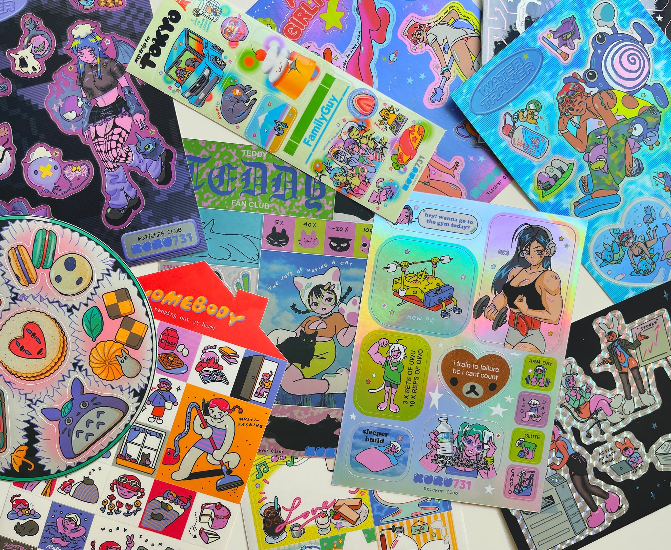 Sticker Sheets Kuru731