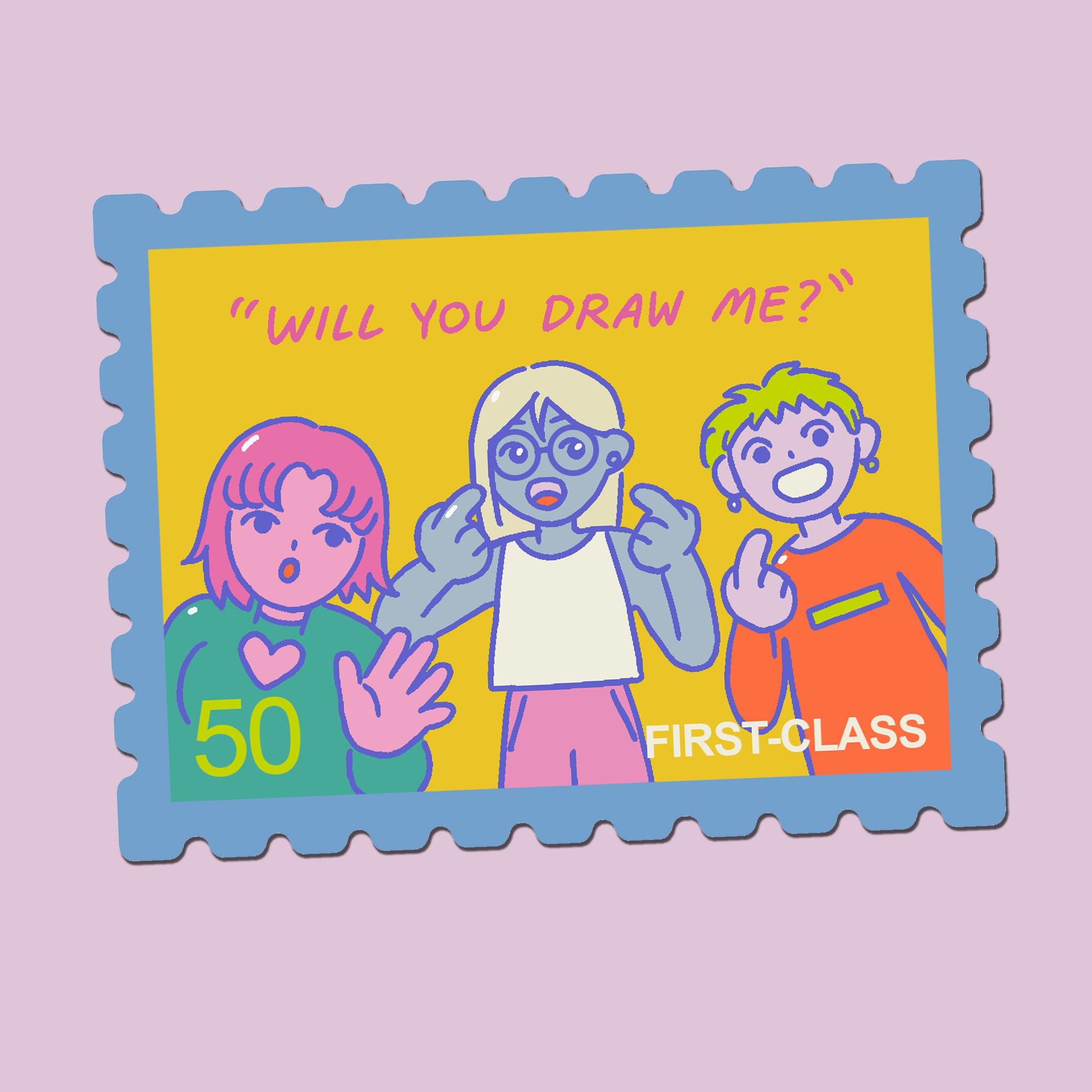 Artist Responsibilities Stamp Sticker Sheet