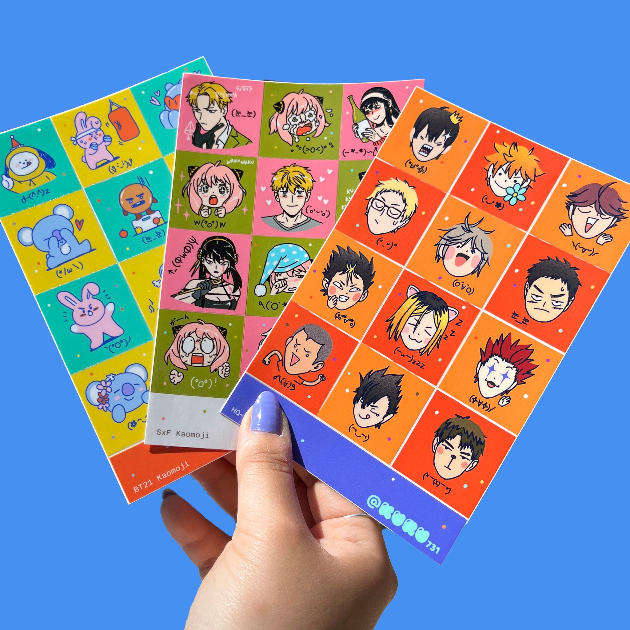 SpyxFam Emoji Sticker Sheet