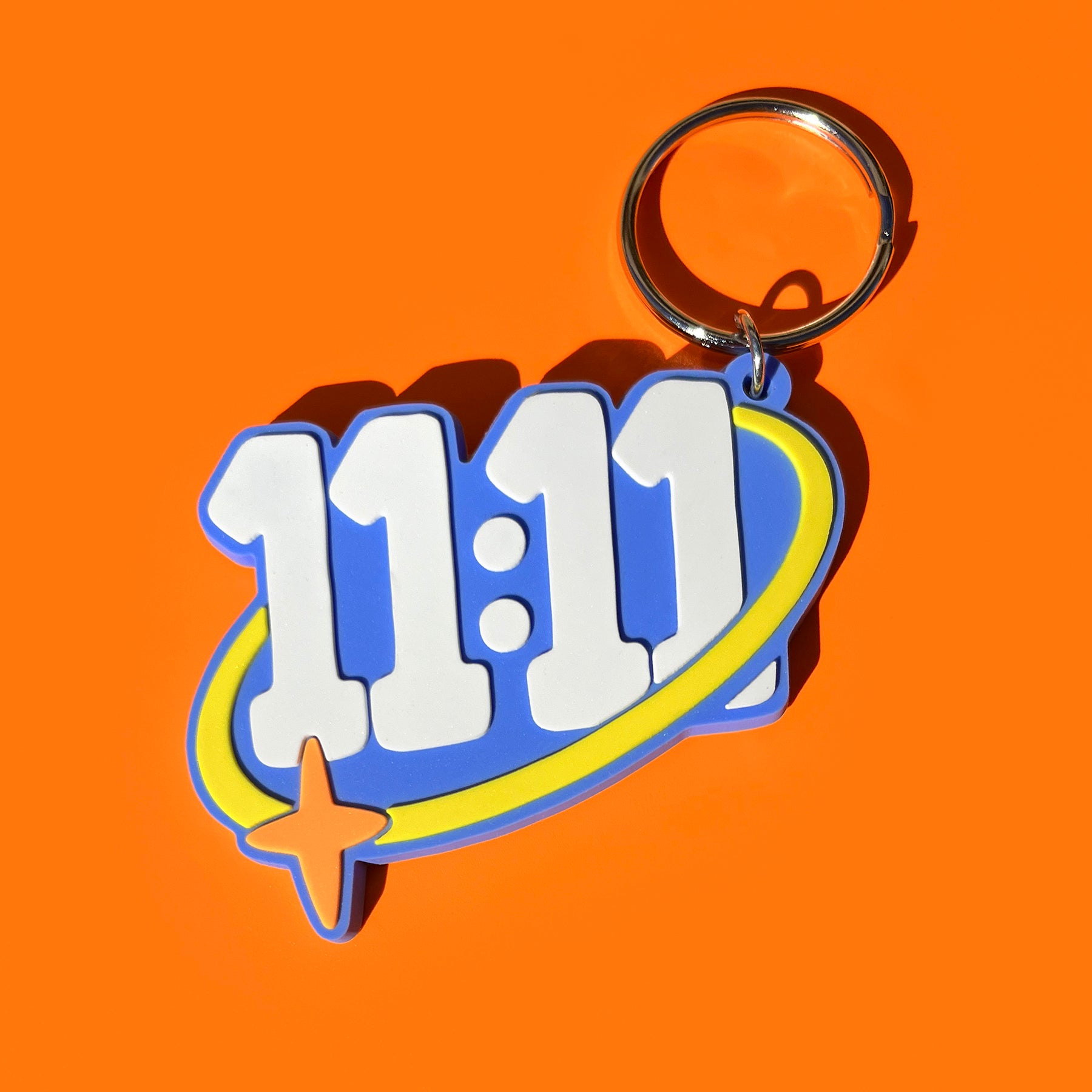 11:11 Lucky Rubber Keychain