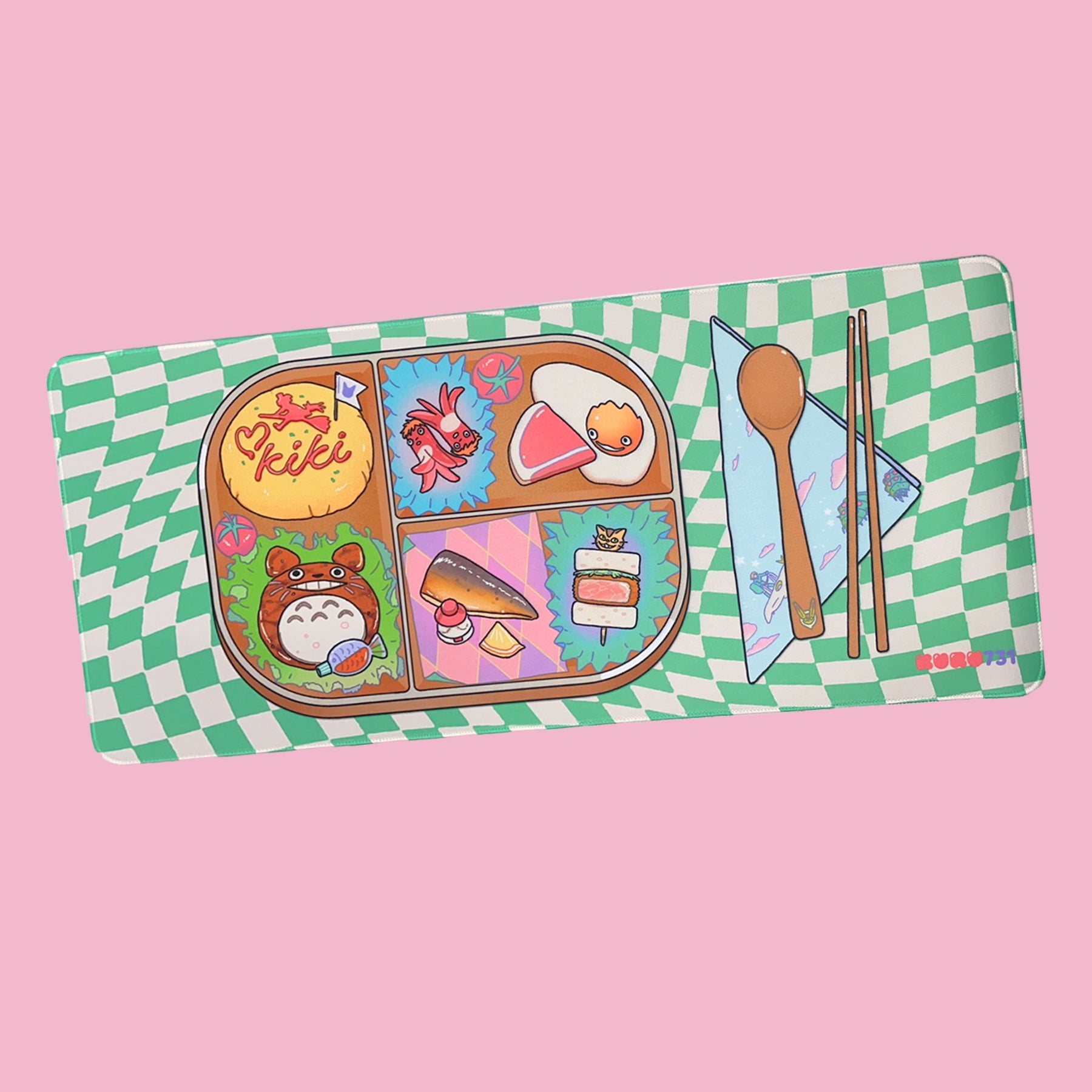 Ghibli Bento Desk Mat