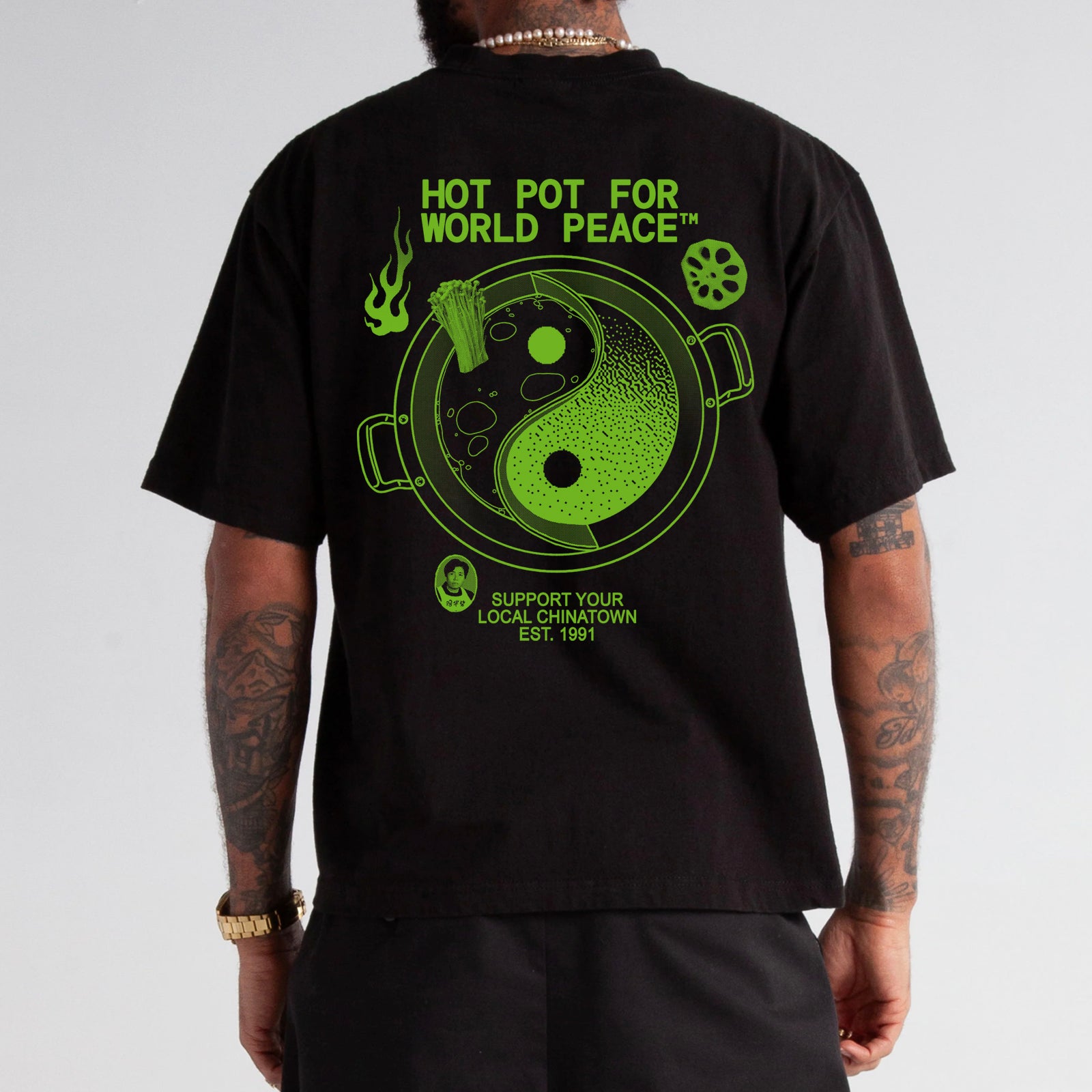 ア*ド様 BoTT WORLD PEACE Tシャツ Mサイズ Hot Pot For World Peace T-Shirt *Version 2* – kuru731