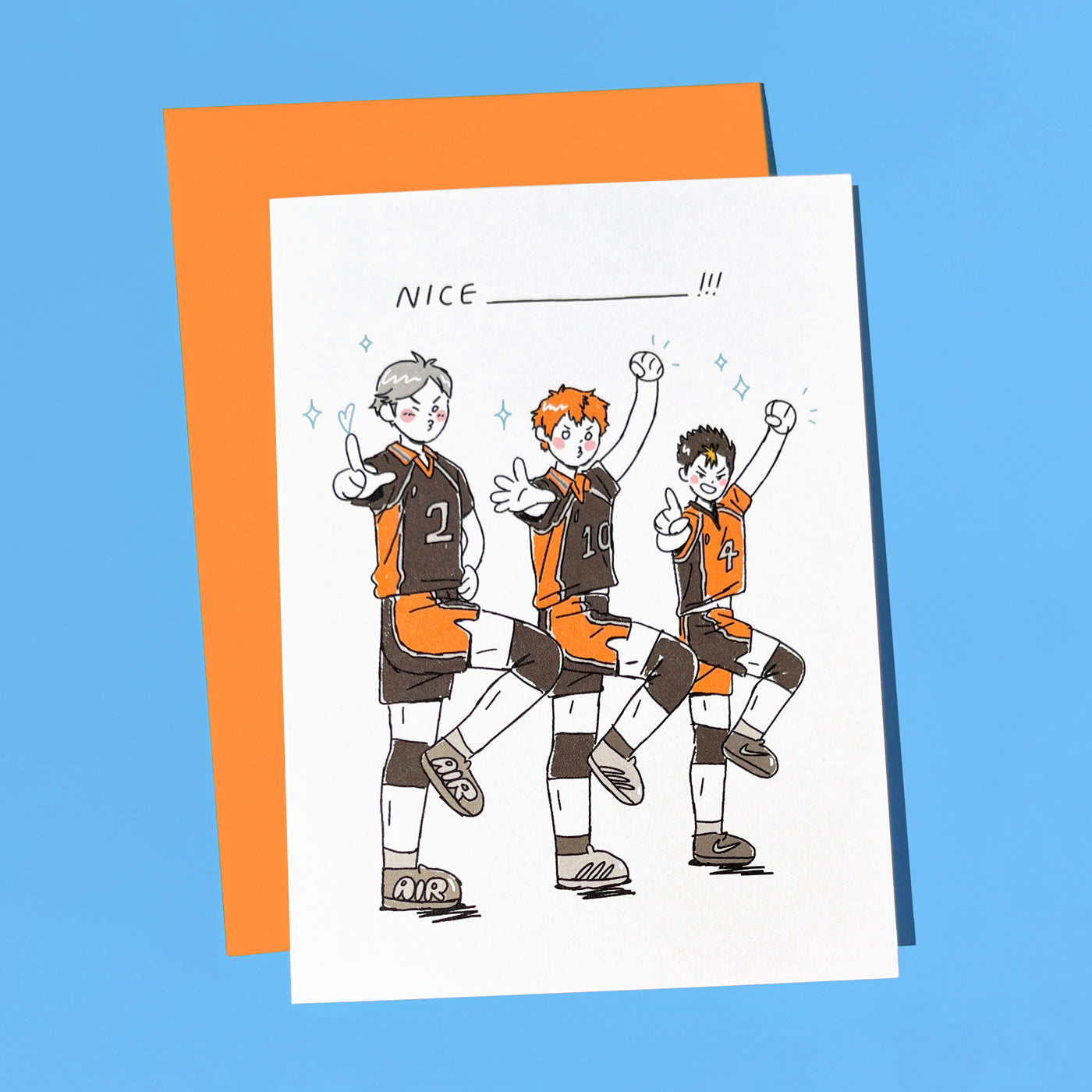 Volleyball Encouragement Greeting Card