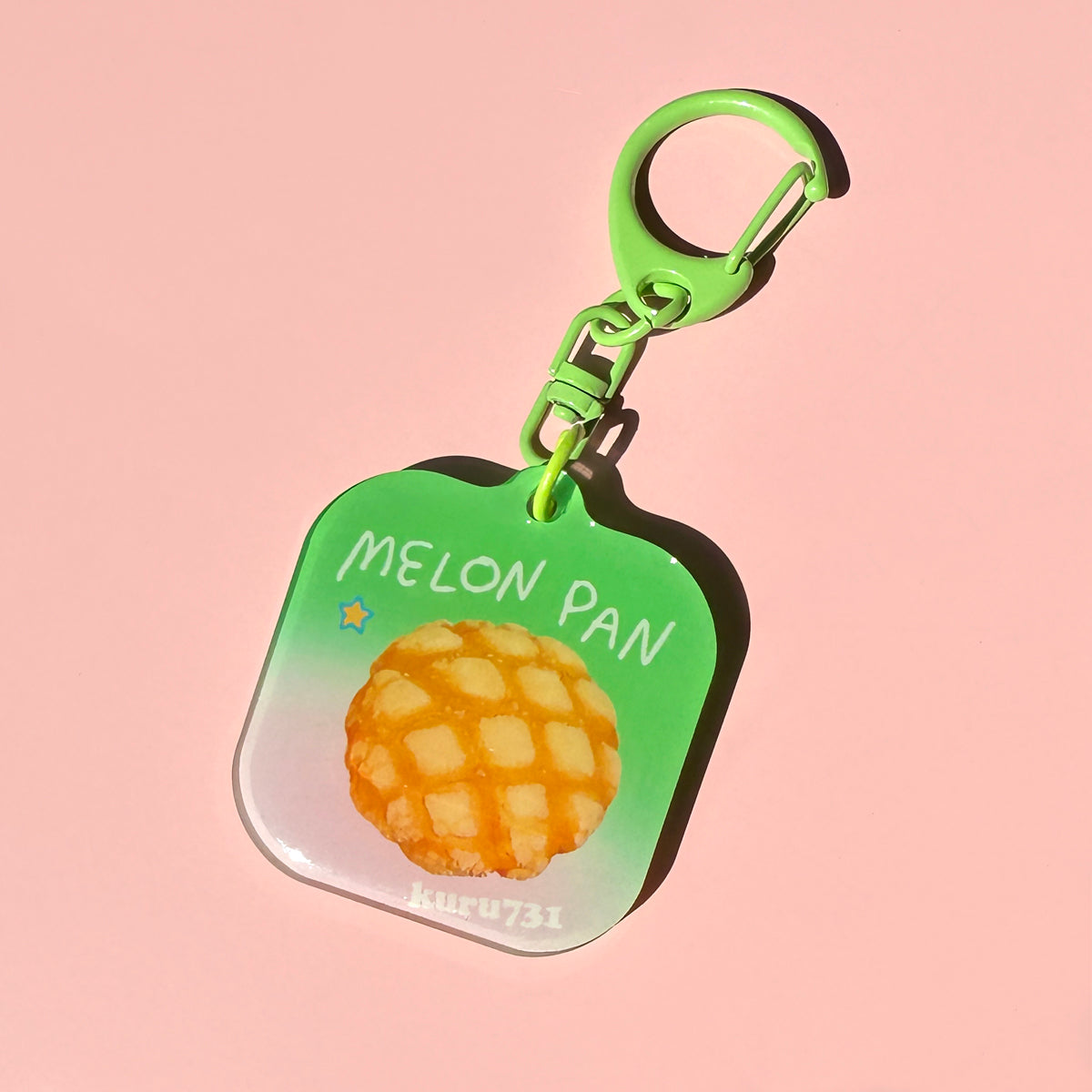 Melon Pan Acrylic Keychain