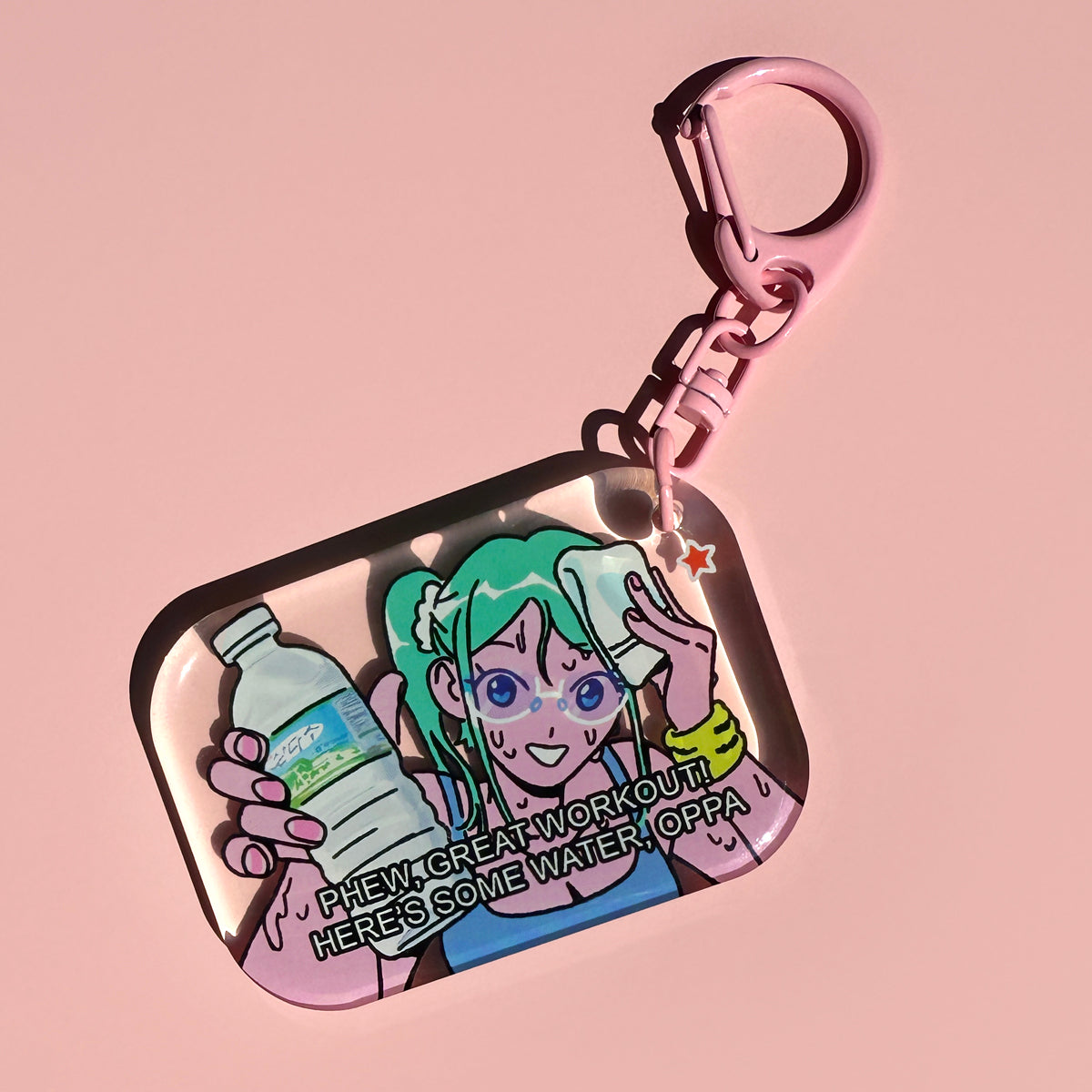 Water Oppa Acrylic Keychain