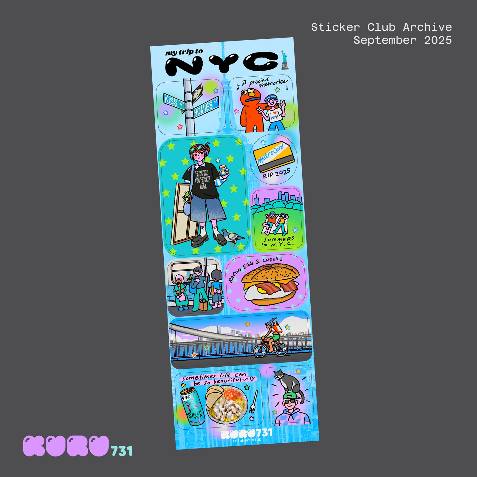 NYC Sticker Sheet