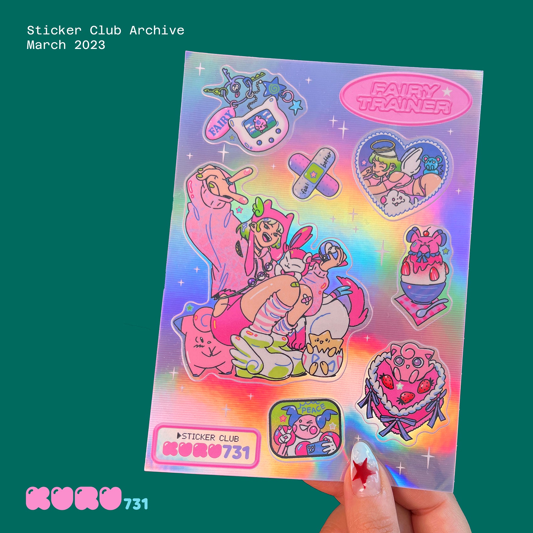 Fairy Trainer Sticker Sheet