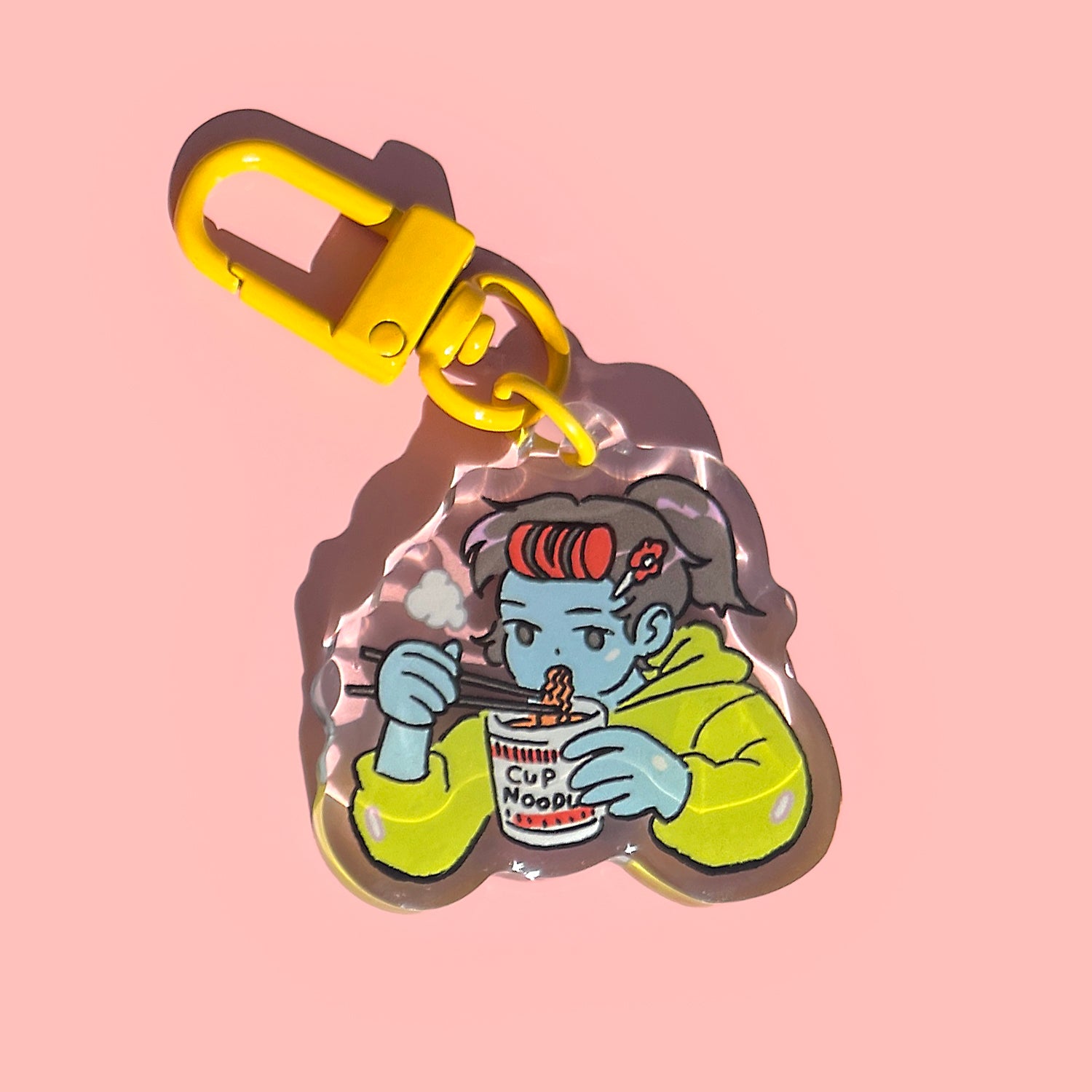 Cup Ramen Girlie Keychain