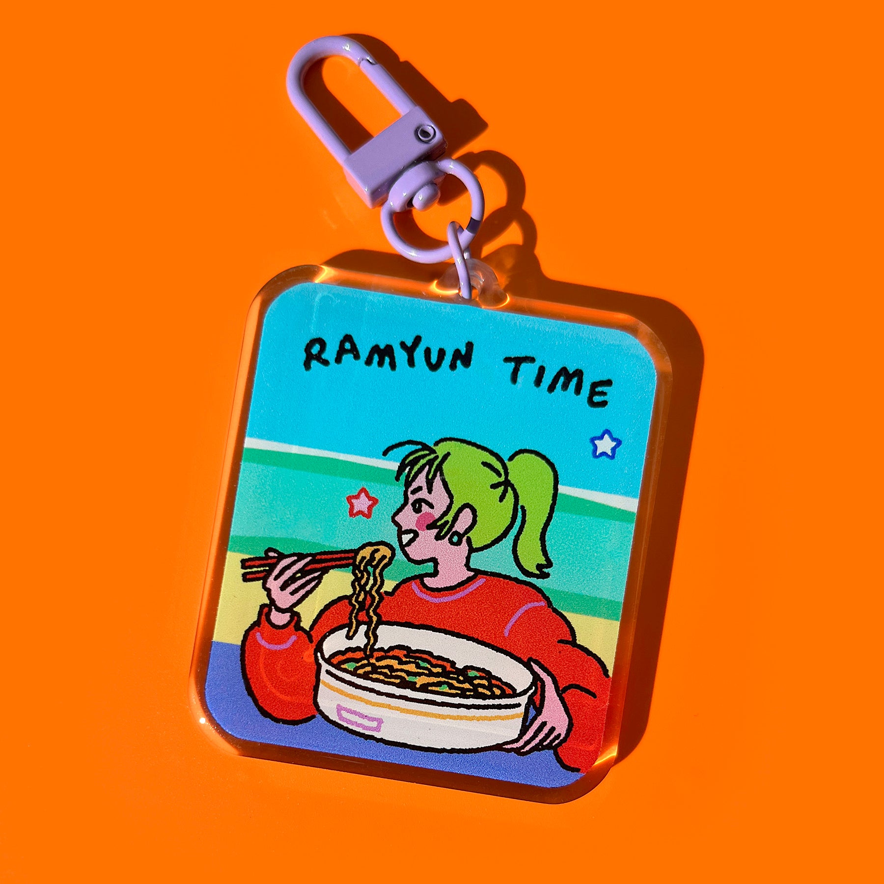 Ramyun Time Keychain