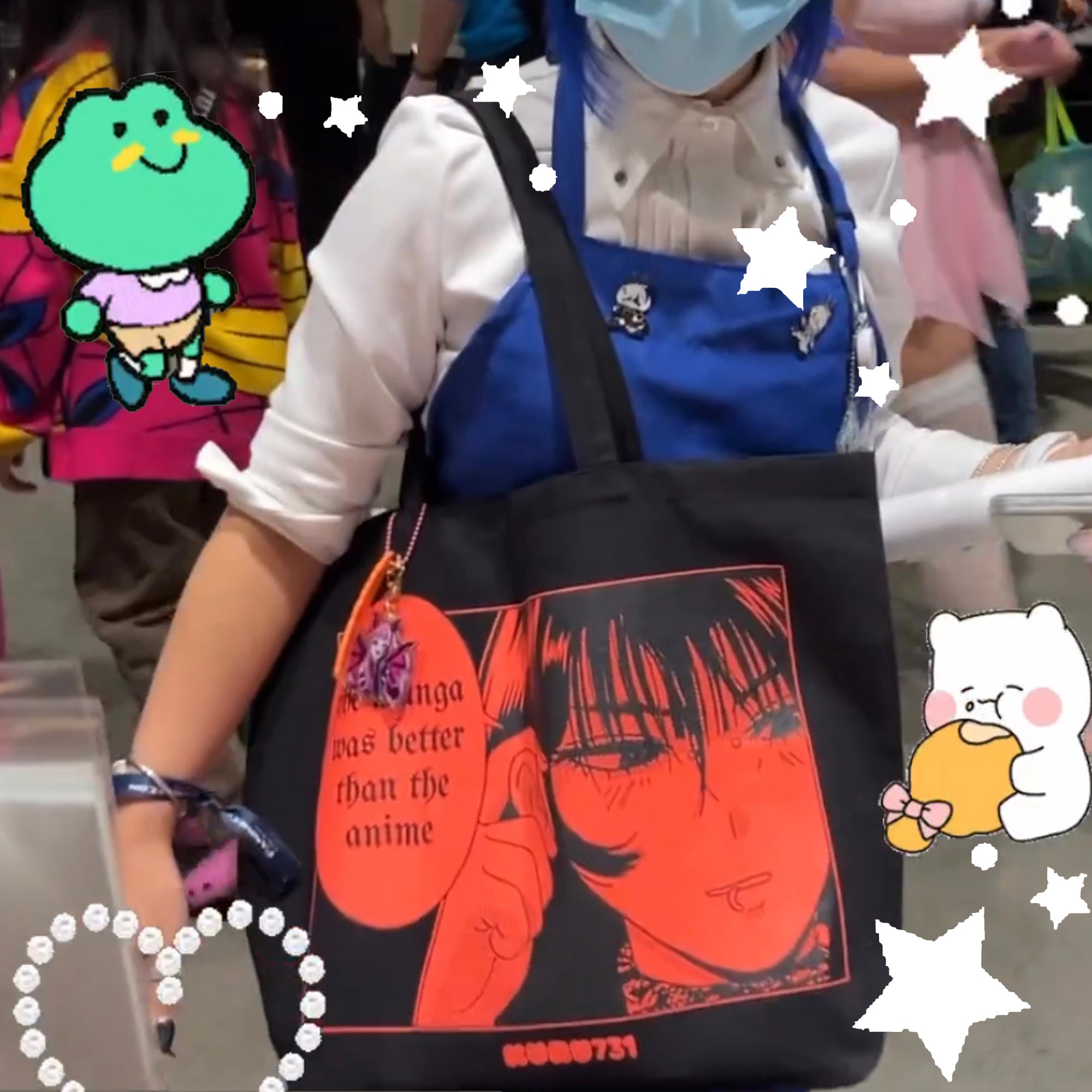 Manga Better Than Anime Jumbo Tote – kuru731
