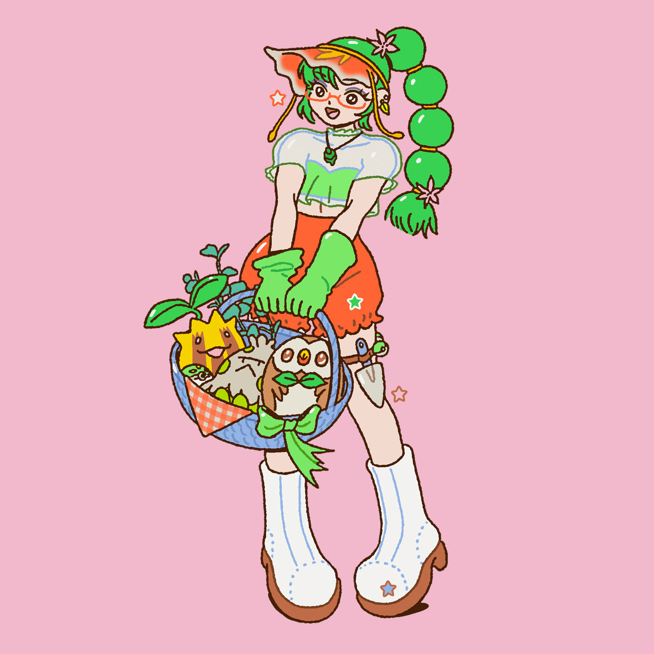 Grass Trainer Sticker Sheet