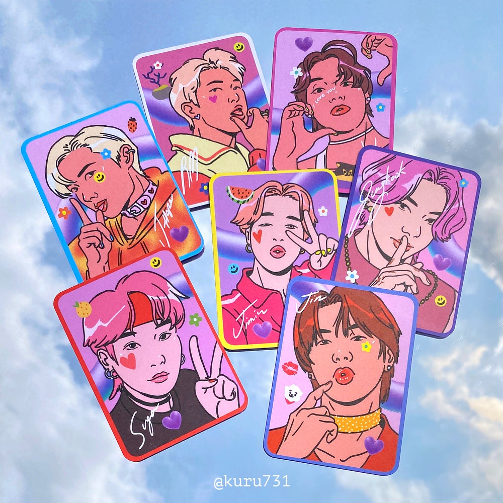 BTS ♫ OT7 Card Pack (Full Set of 7) – kuru731