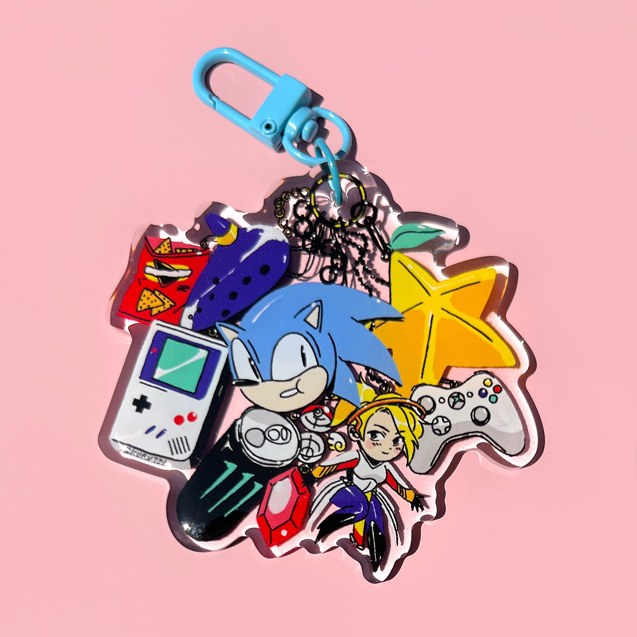 Gamer Stuff Keychain-Keychain – kuru731