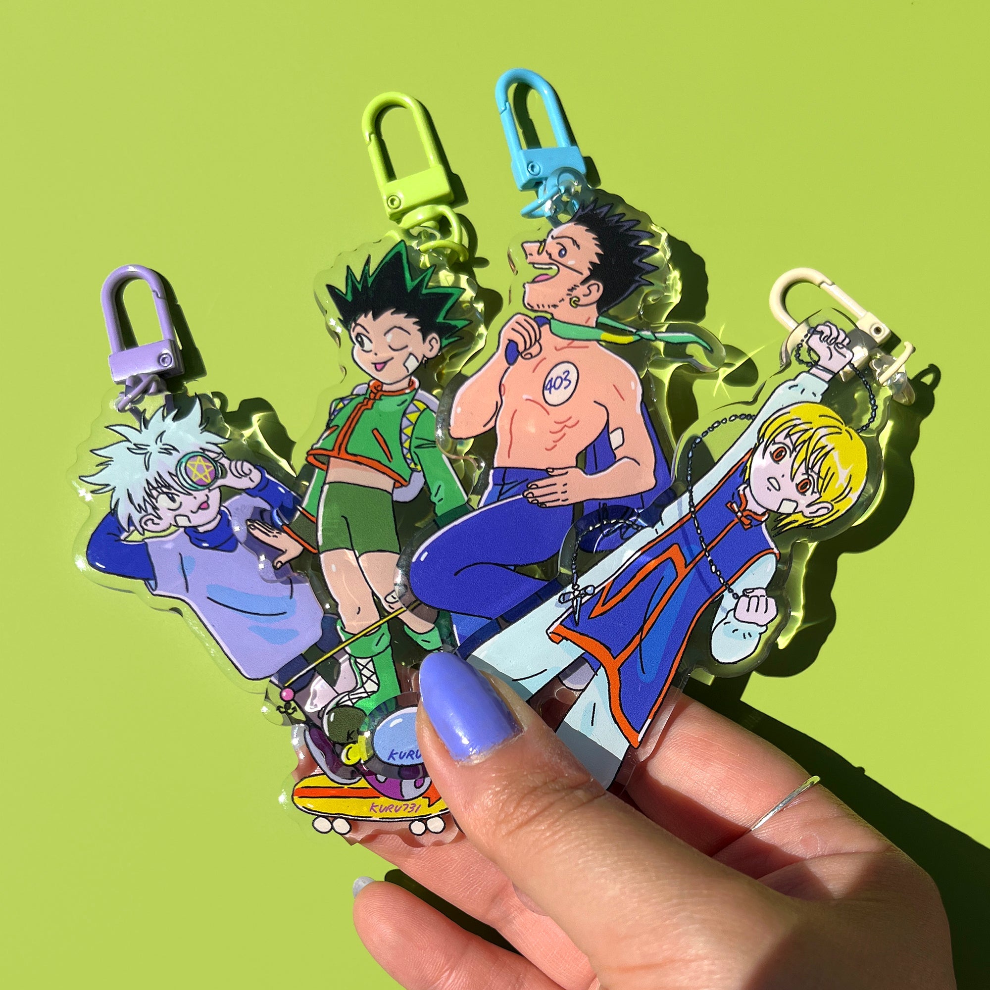 Gon Skate Keychain (HXH) – kuru731