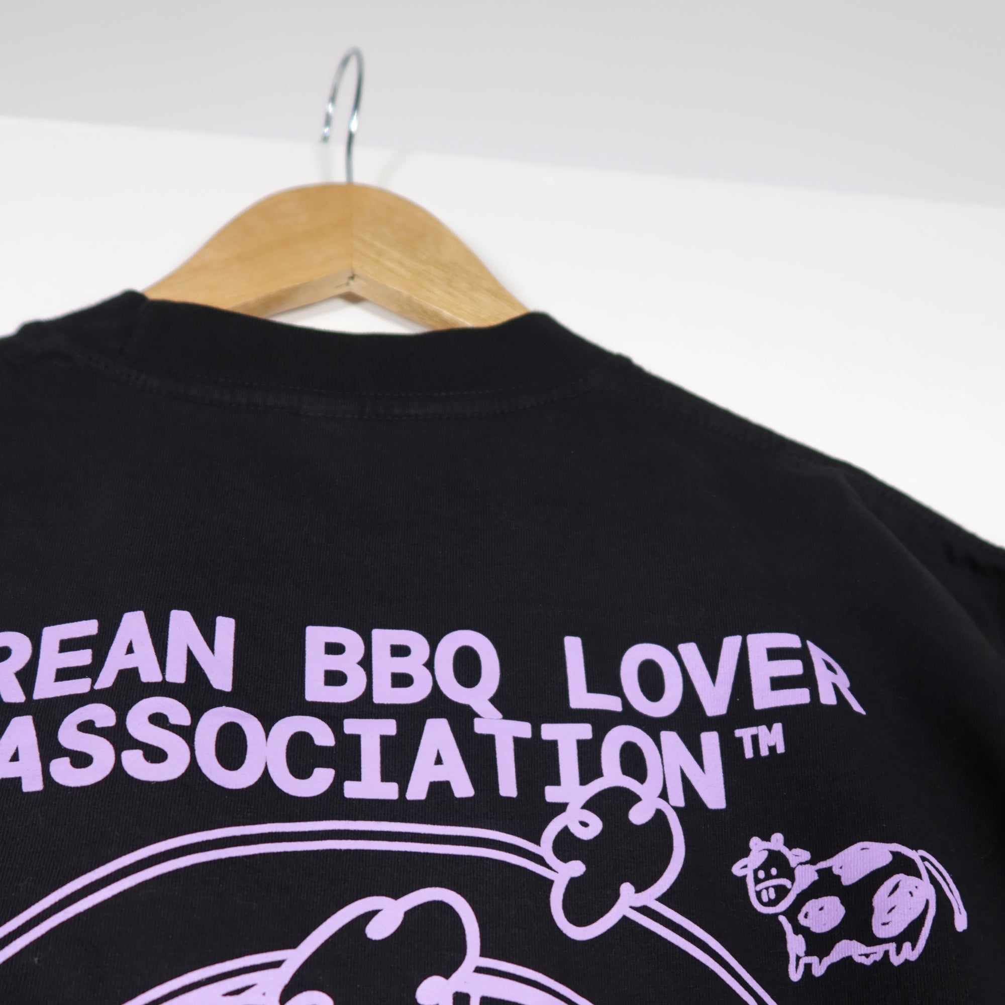 Korean BBQ Lover Association T-Shirt - Black