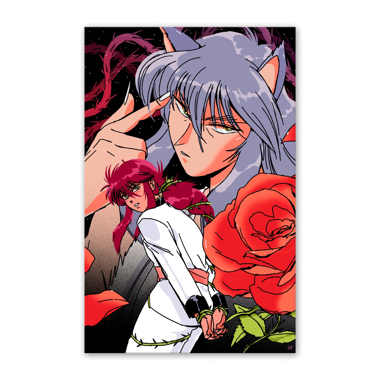 Shuichi + Yoko Kurama Print (YYH)