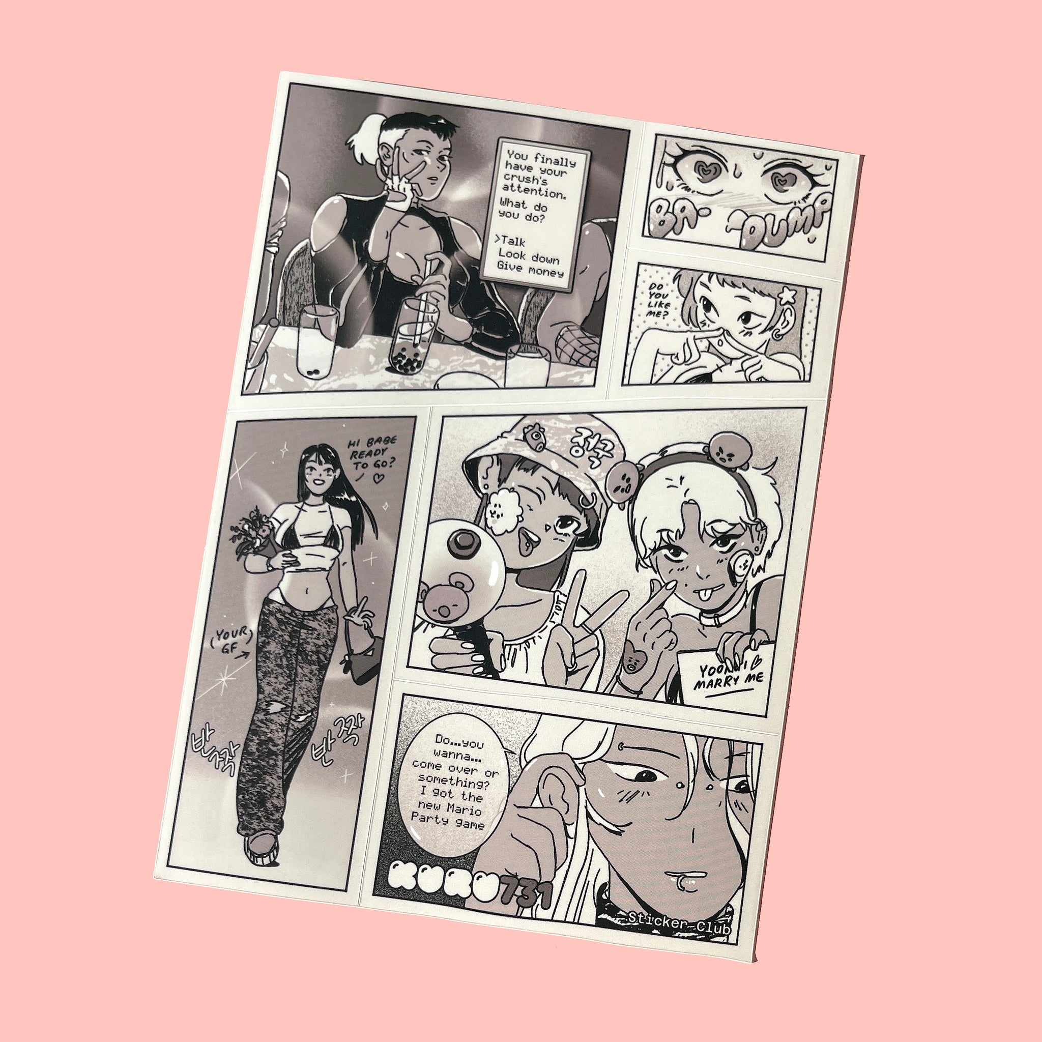 Manga Wife Sticker Sheet
