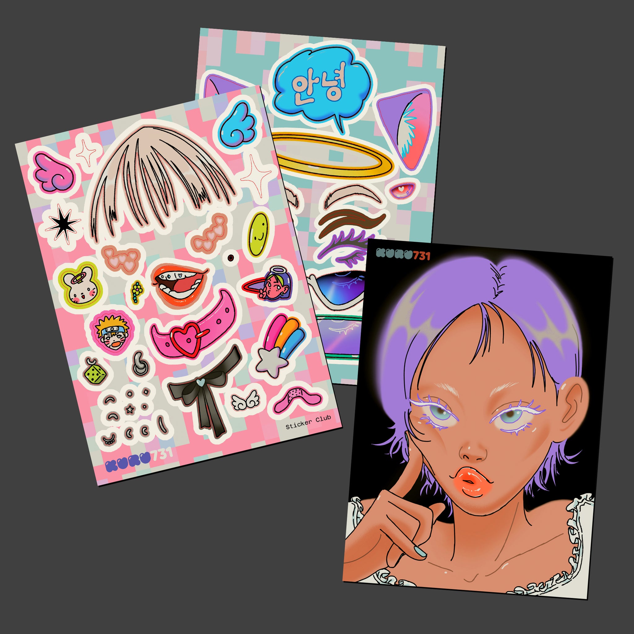 Face Deco Sticker Sheet