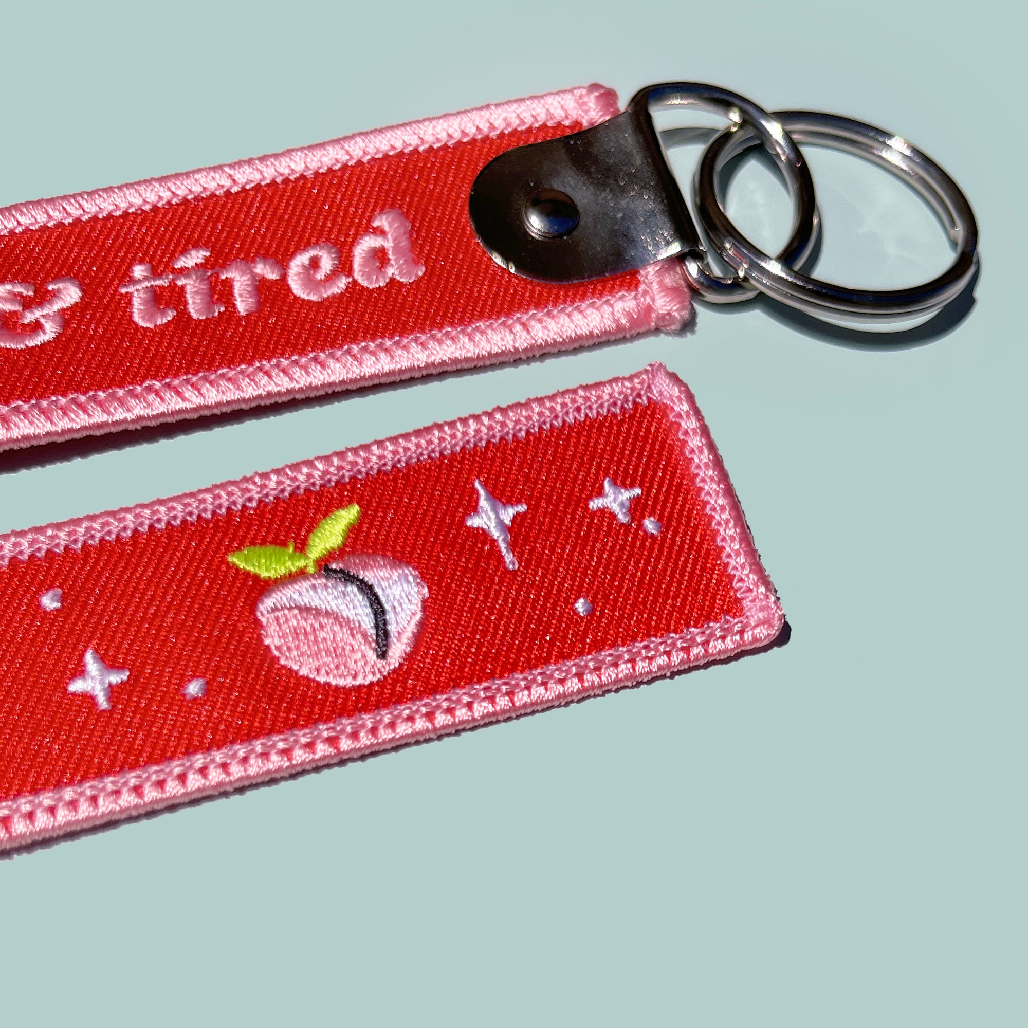 Thicc & Tired Keychain